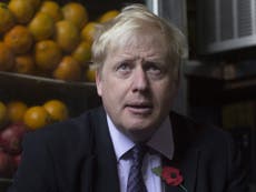 Boris Johnson banned by charity over Israel boycott comments