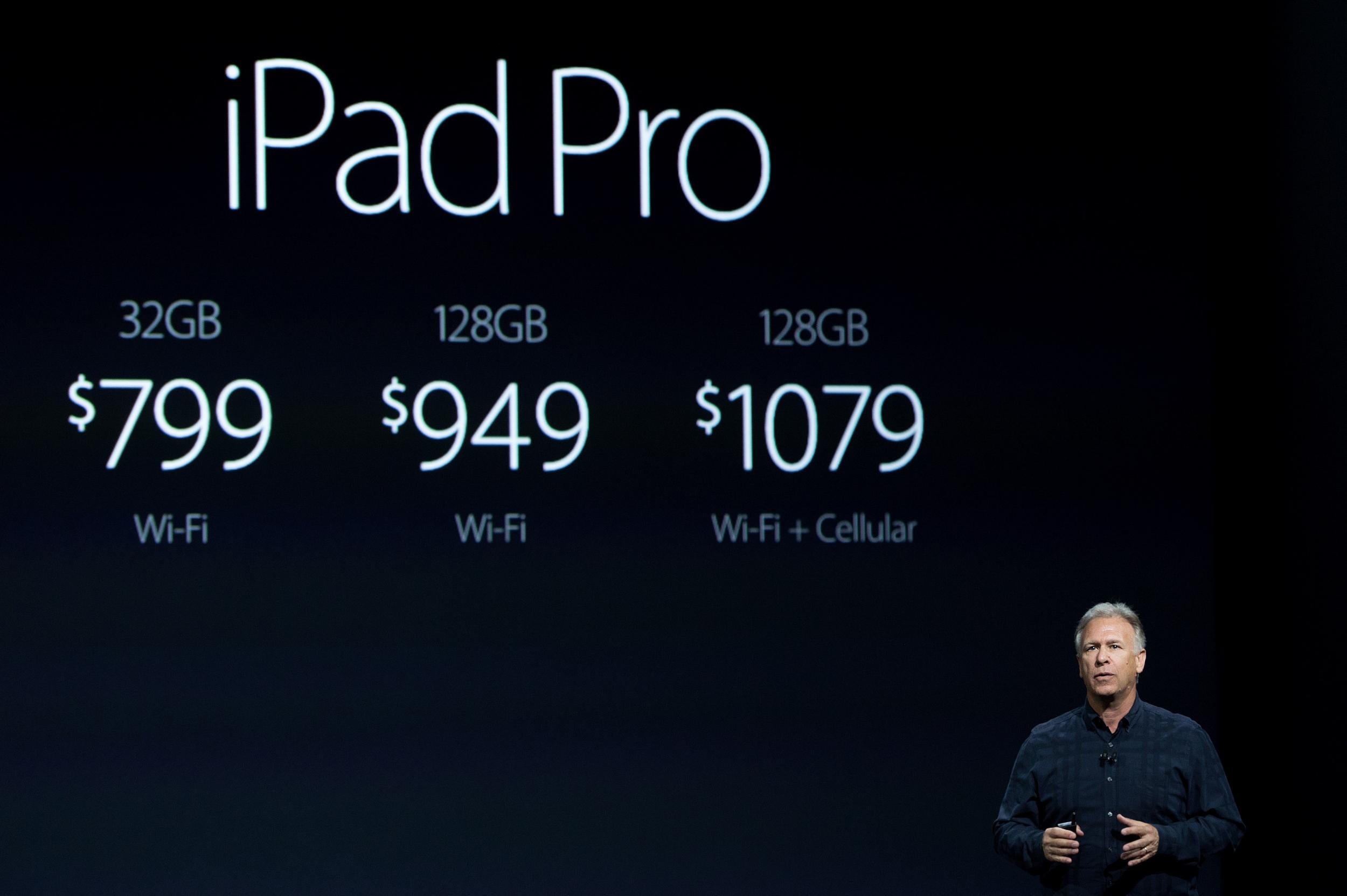 The 128GB cellular iPad Pro doesn't come cheap