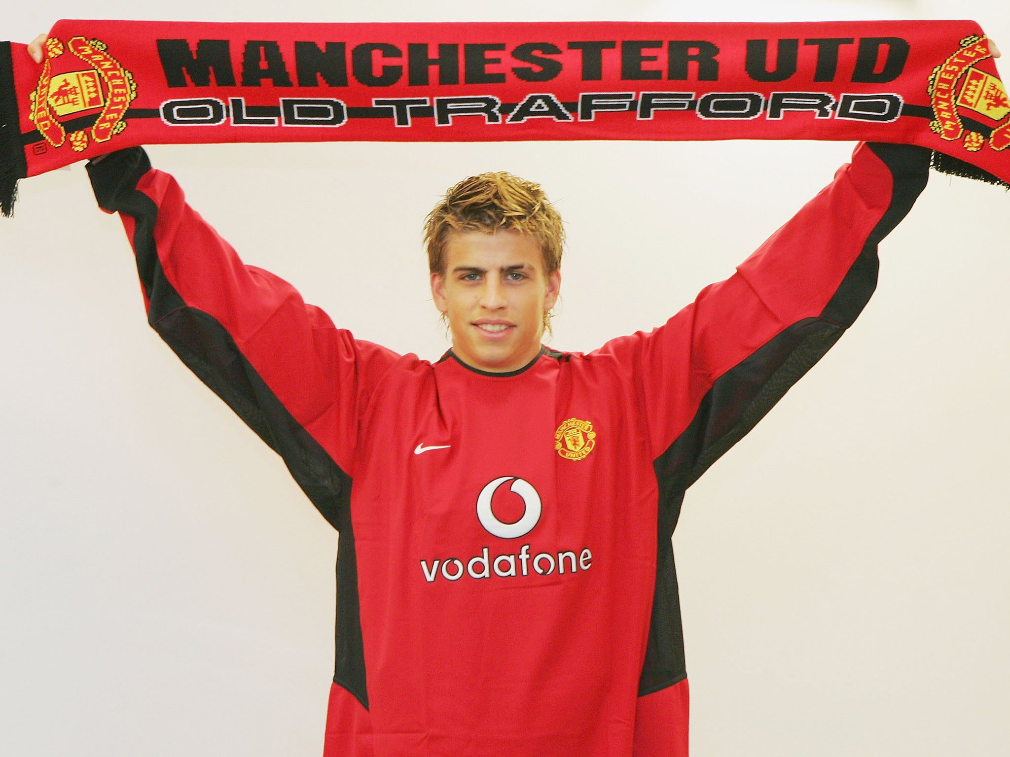 Gerard Pique upon signing for Manchester United in 2004