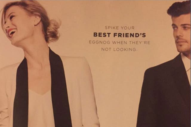 The ad appears in Bloomingdale's Christmas catalogue