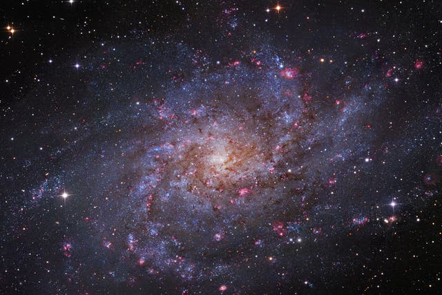 An image of a spiral Galaxy, taken from the same Subaru telescope that spotted the new rock