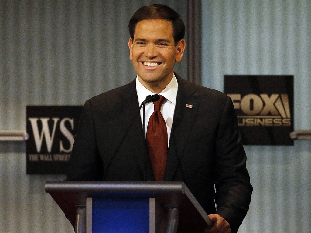 Senator Marco Rubio gave a slick performance in the fourth Republican debate