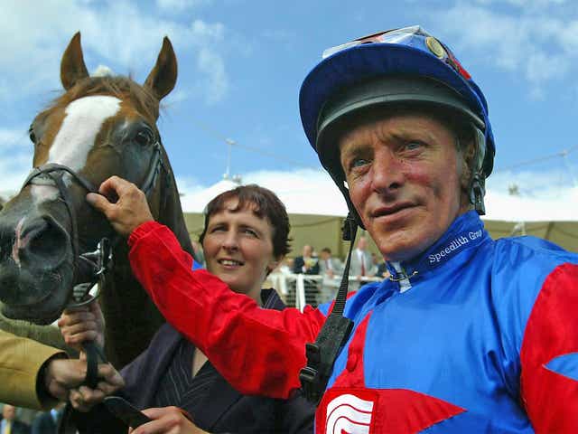 Eddery in 2003 at Goodwood; he rode 4,633 home winners, more than 6,000 worldwide