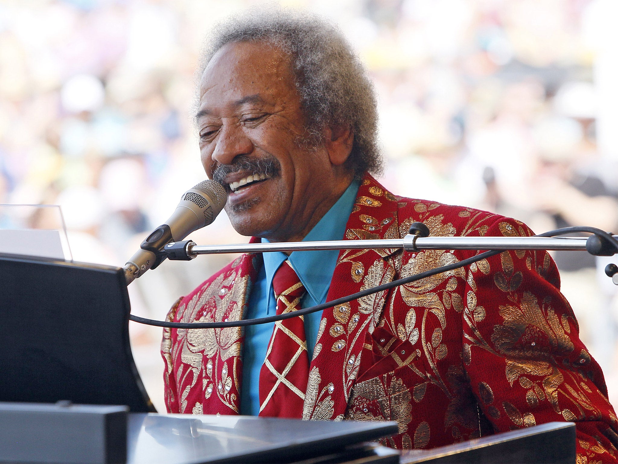 Toussaint in 2011 at the New Orleans Jazz and Heritage Festival