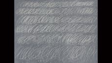 Cy Twombly blackboard covered in scribbles fetches $70 million at Sotheby’s