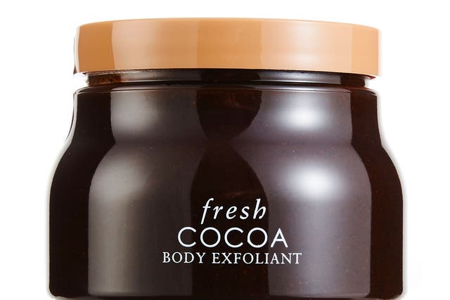 Cocoa body exfoliant  £34, fresh.co.uk