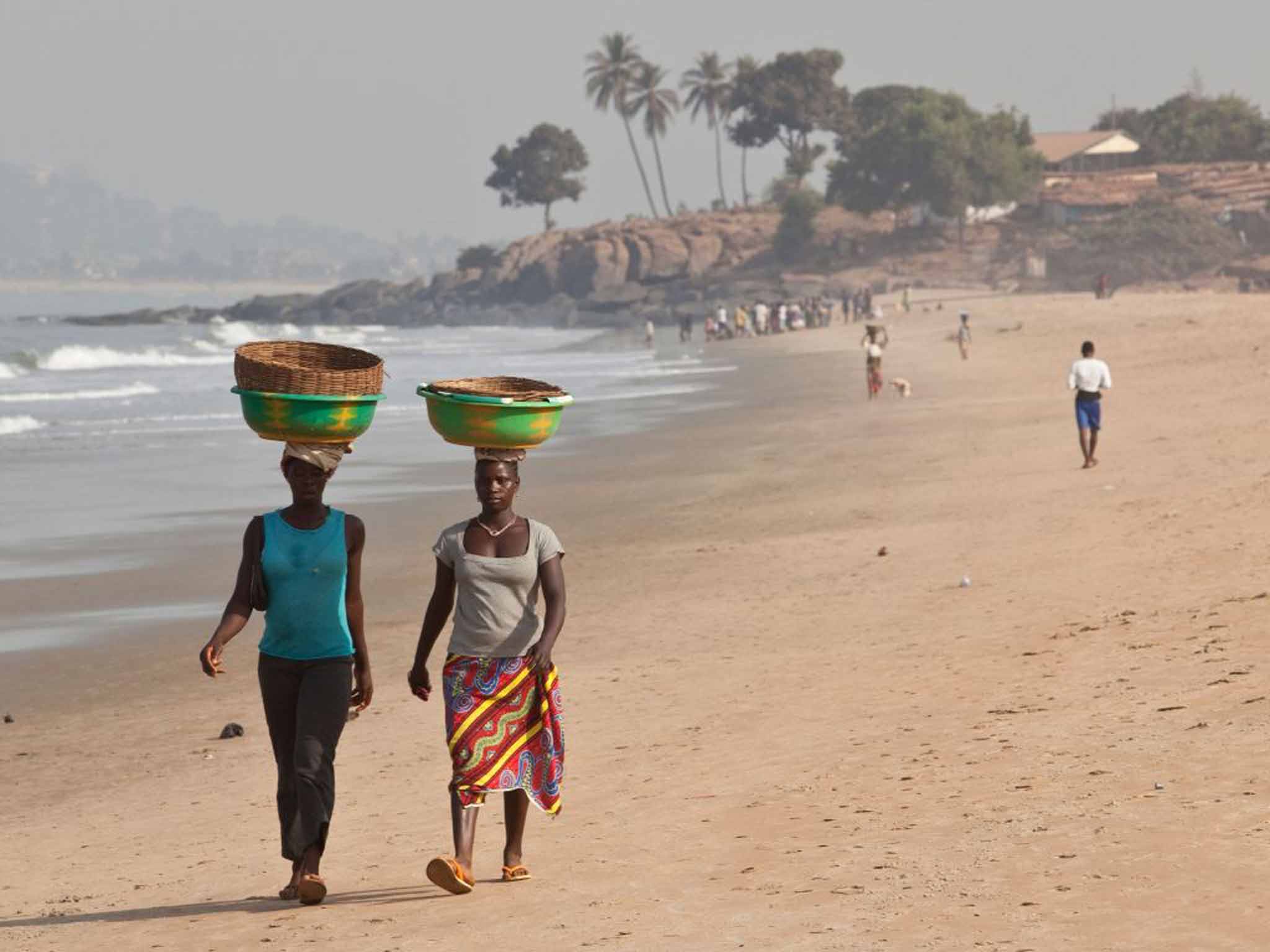 The coast is clear: Freetown Peninsula's
idyllic shoreline