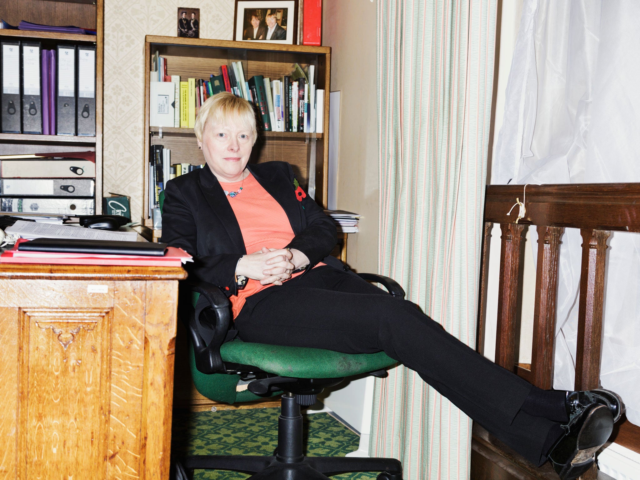 Angela Eagle in her Westminster office. She’s been MP for Wallasey since 1992 and is now the most senior woman in the Labour Party