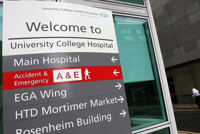 After the birth, the family went by ambulance to University College Hospital in central London