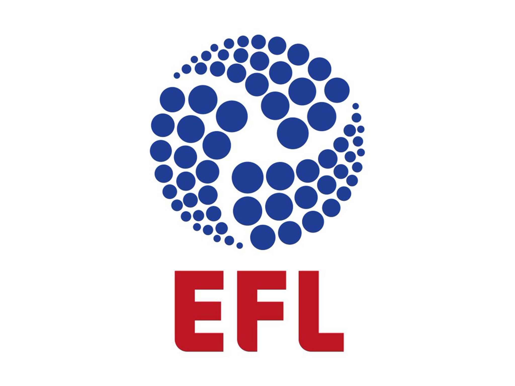 The Football League's new logo, as part of its rebranding as 'EFL'