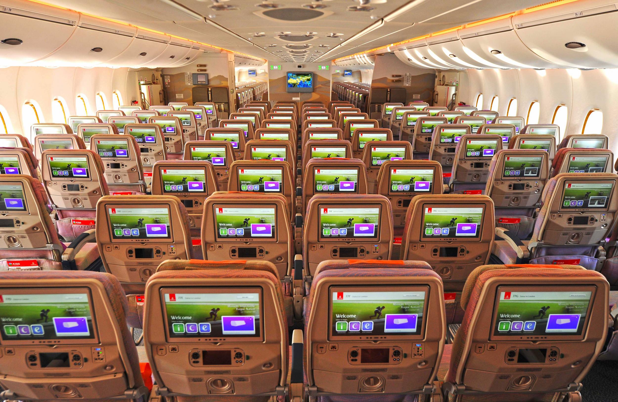 Airbus A380 Inside Economy Class