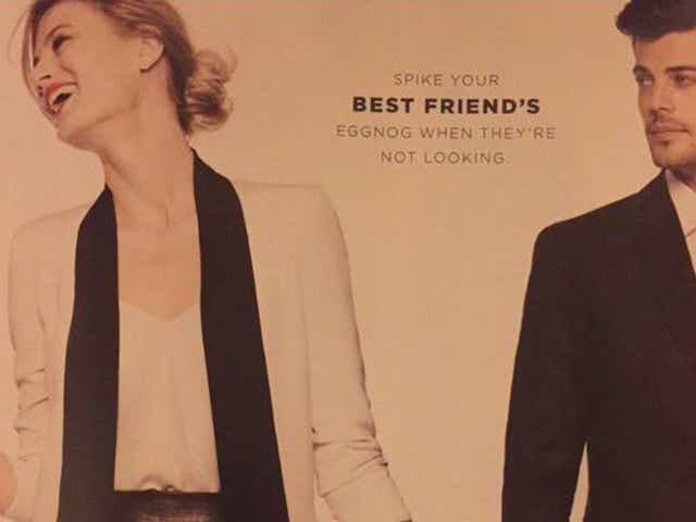 This advertisement is part of Bloomingdale's new holiday catalogue