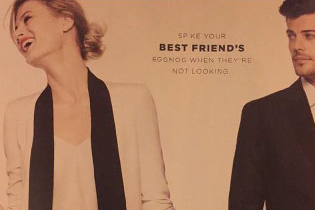 This advertisement is part of Bloomingdale's new holiday catalogue