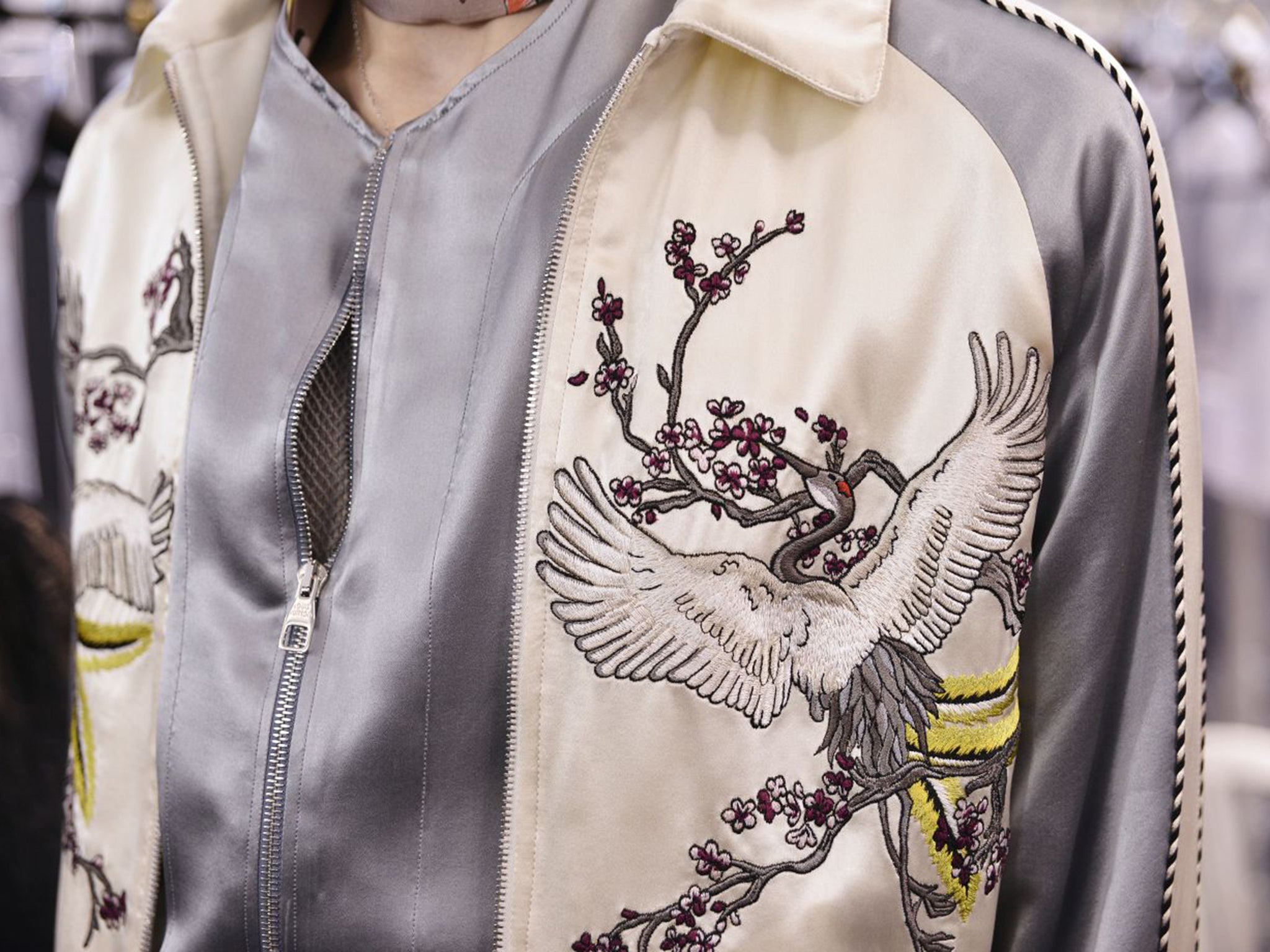 History repeating: An embroidered Louis Vuitton s/s ’16 jacket