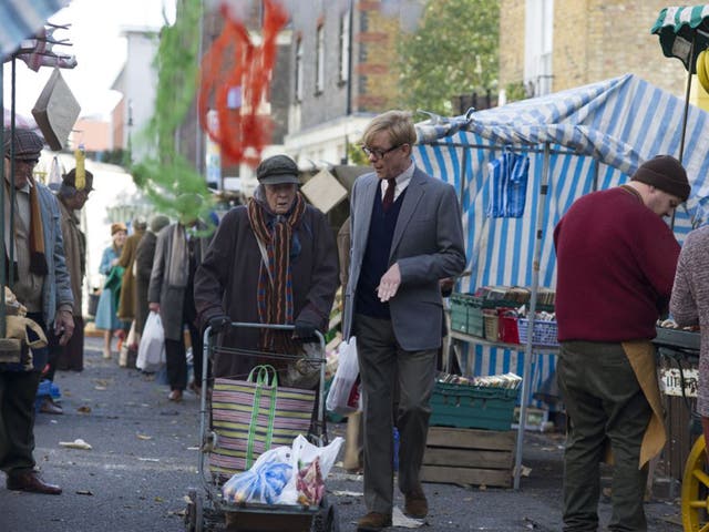 Market value: Alex Jennings and Maggie Smith in ‘The Lady in the Van’