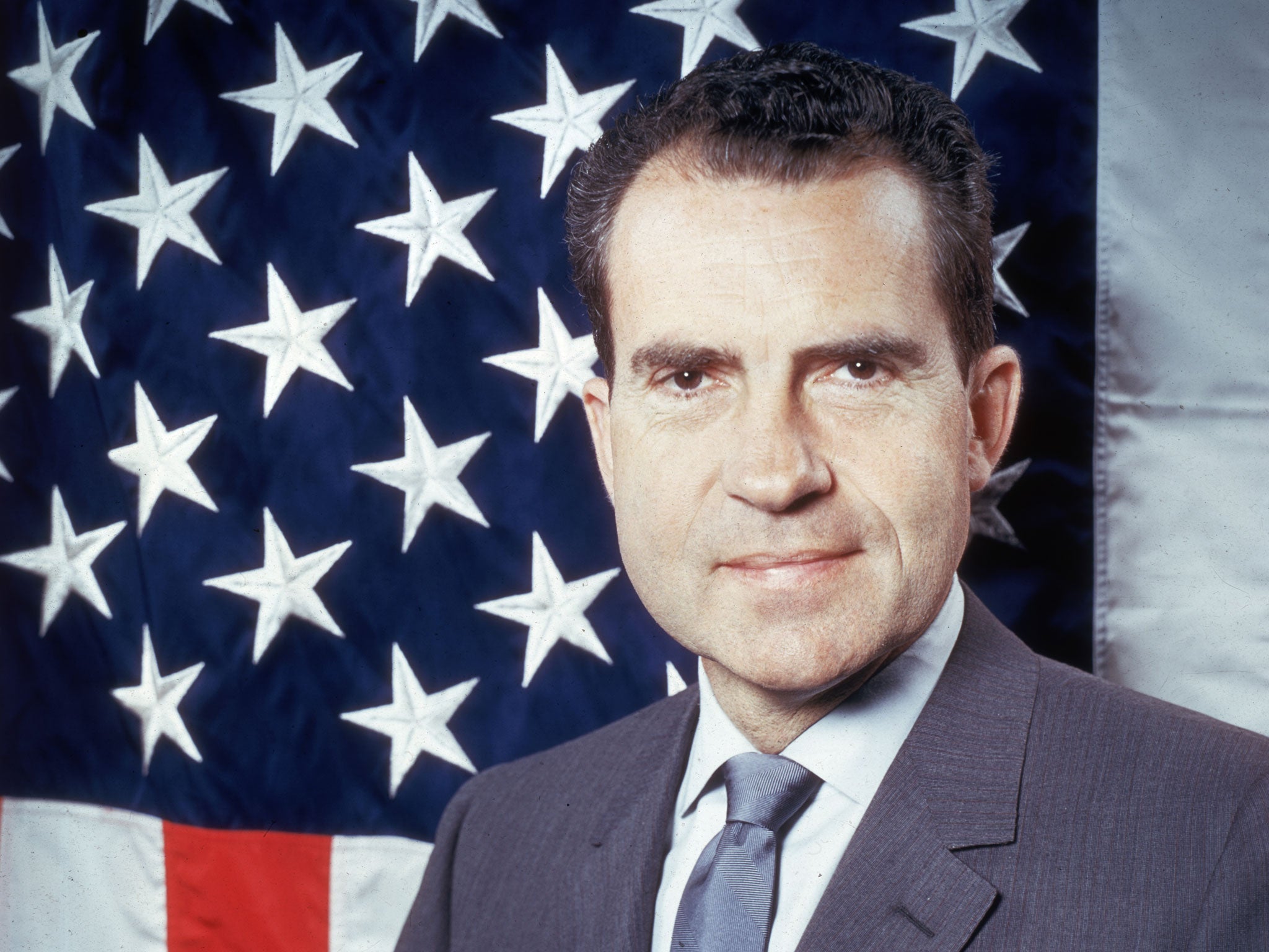 Socially dysfunctional: Former US president Richard Nixon