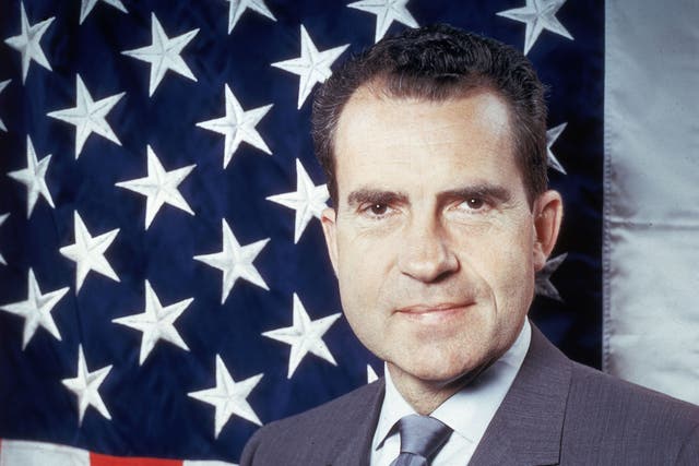 Socially dysfunctional: Former US president Richard Nixon