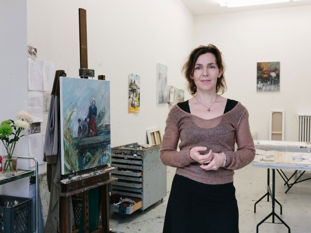 Sabine Moritz, painter 'Having grown up in East Germany, I feel like a