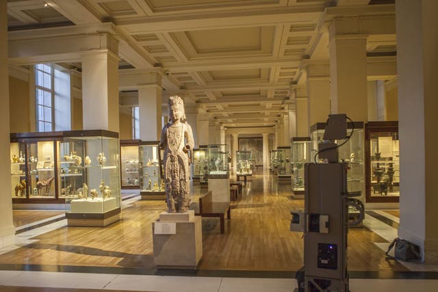 A Google camera tours the British Museum. It took 15 months to film all 85 galleries