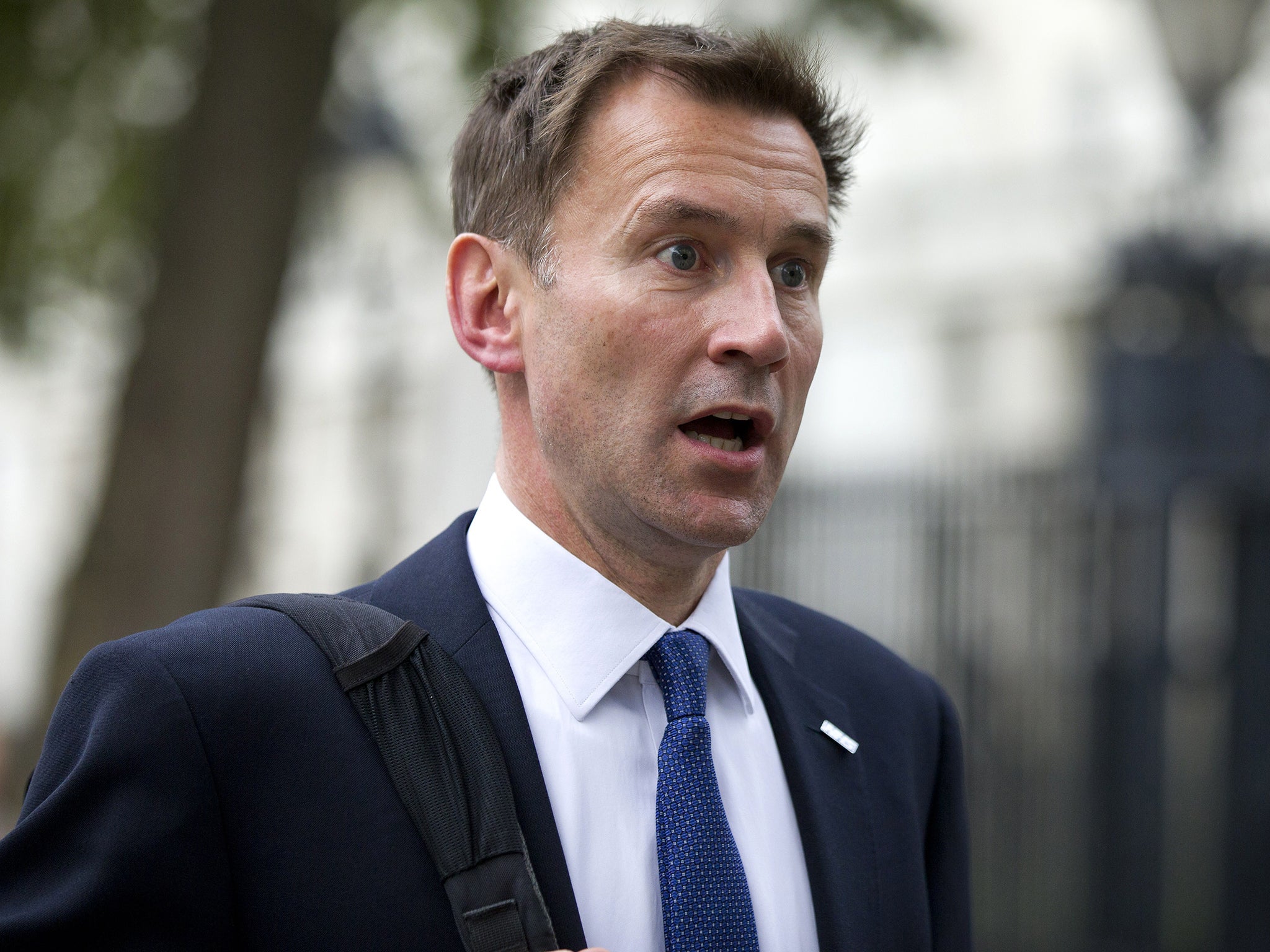 Mr Hunt has has been widely criticised by doctors