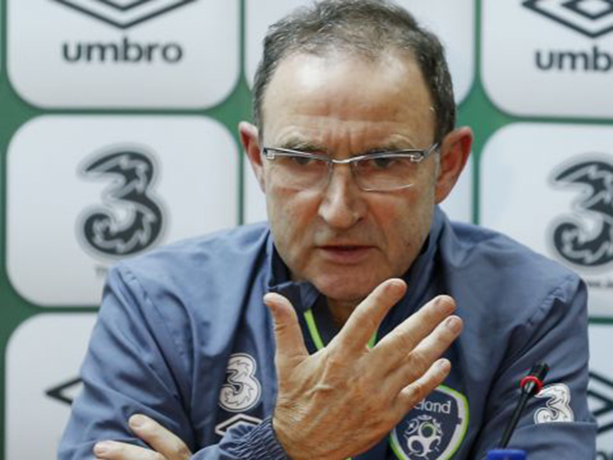 The Republic of Ireland manager, Martin O’Neill, deflected questions about picking Wes Hoolahan