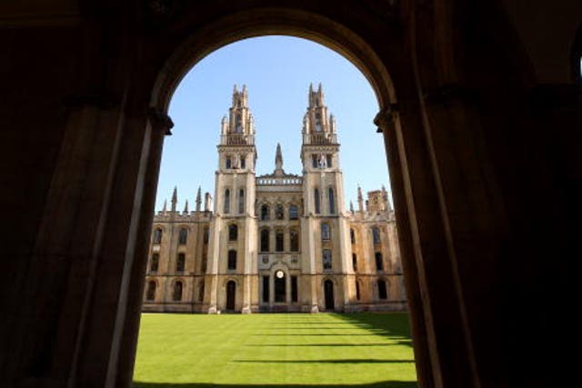 Oxford has been accused of celebrating an era when women and ethnic minorities had no rights