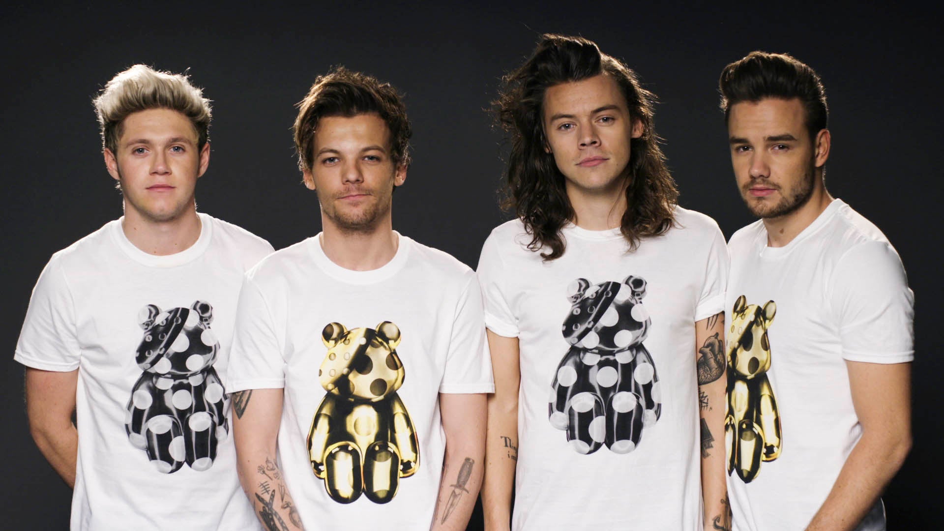One Direction don their Children in Need T-shirts