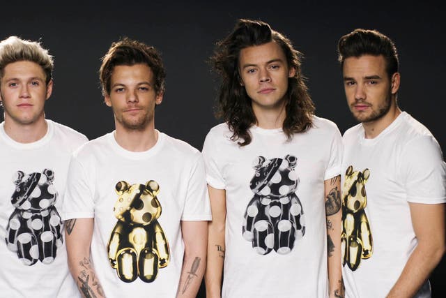 One Direction don their Children in Need T-shirts