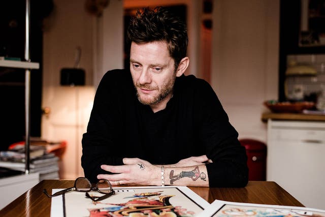 Jamie Hewlett, English comic book artist and designer, best known for being the co-creator of the virtual band Gorillaz