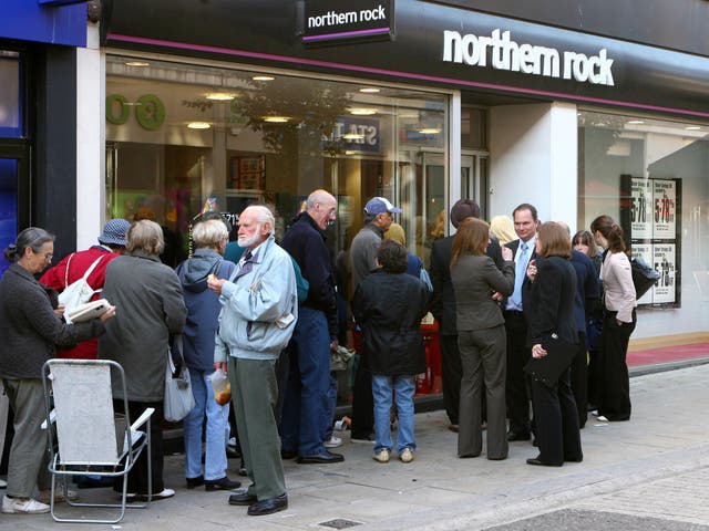 The run on Northern Rock in 2007