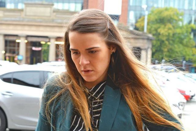 Gayle Newland, 26, is accused of duping a female friend into having sex by pretending to be a man