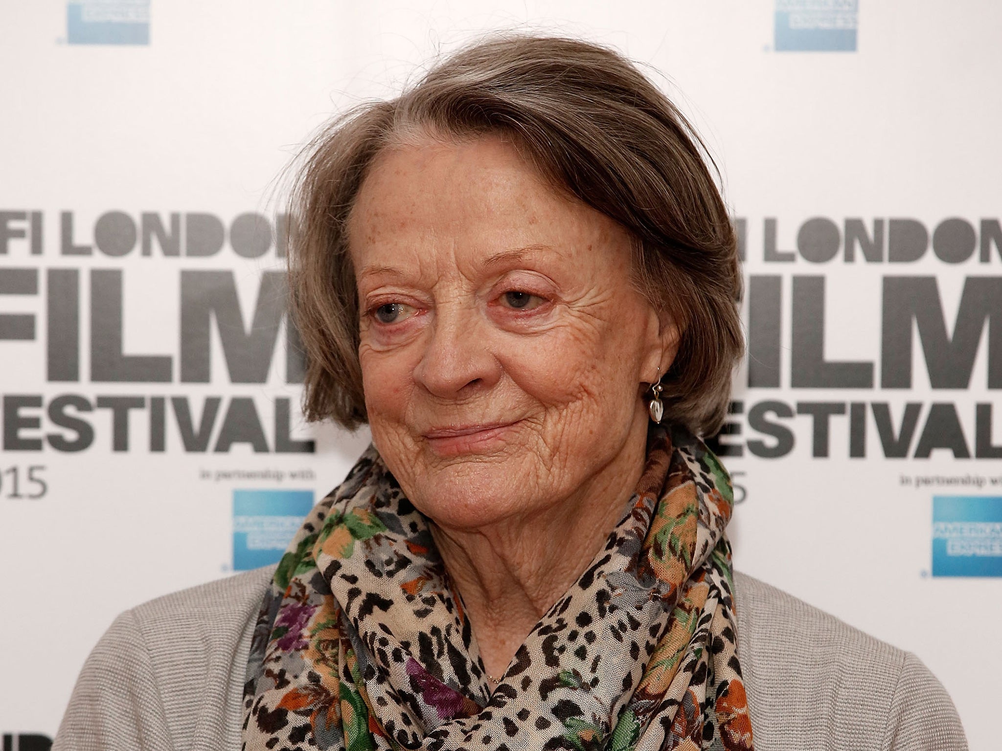 Maggie Smith at The Lady In The Van photocall