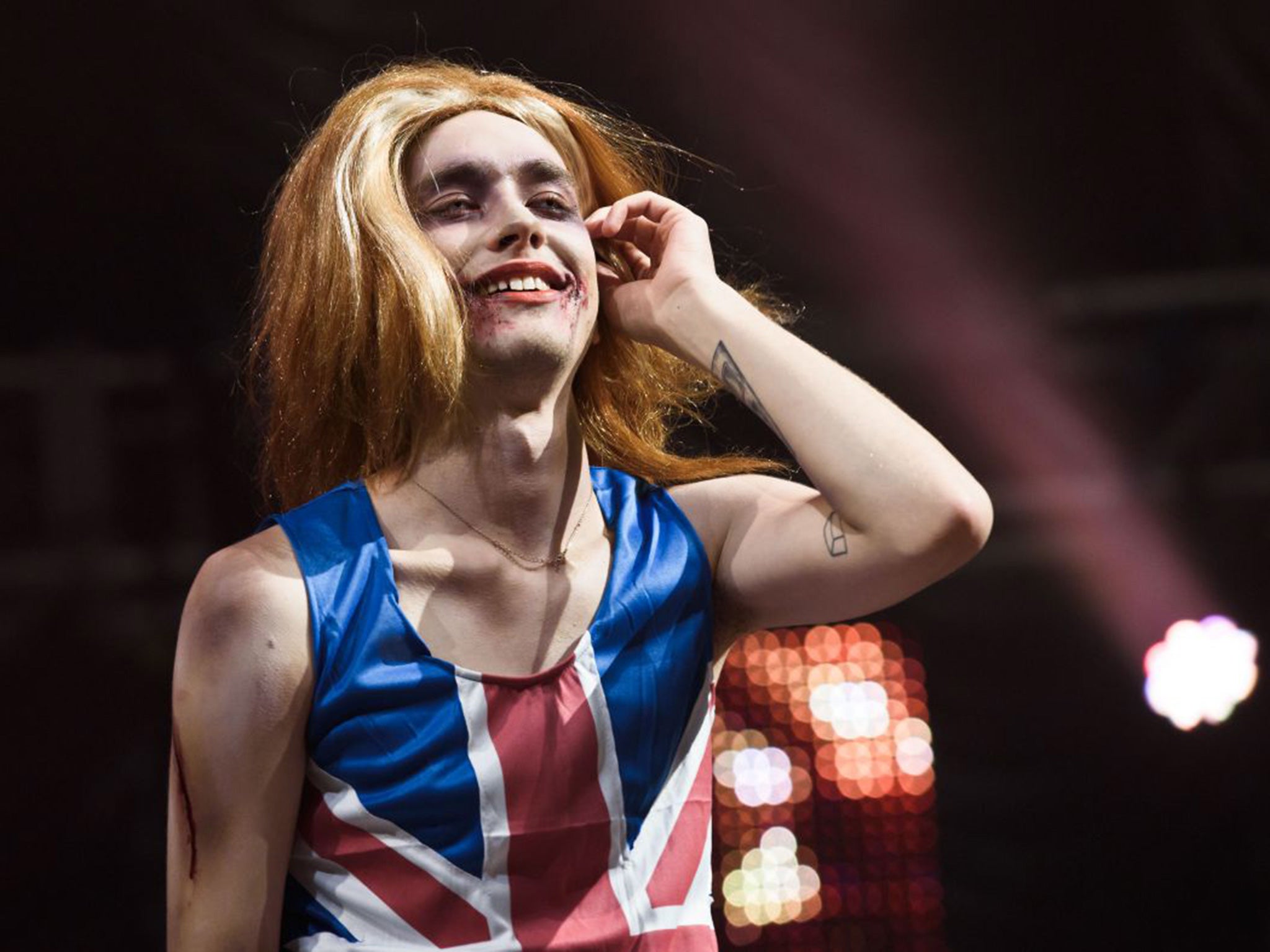 Olly Alexander of Years and Years performs at the KISS FM Haunted House Party