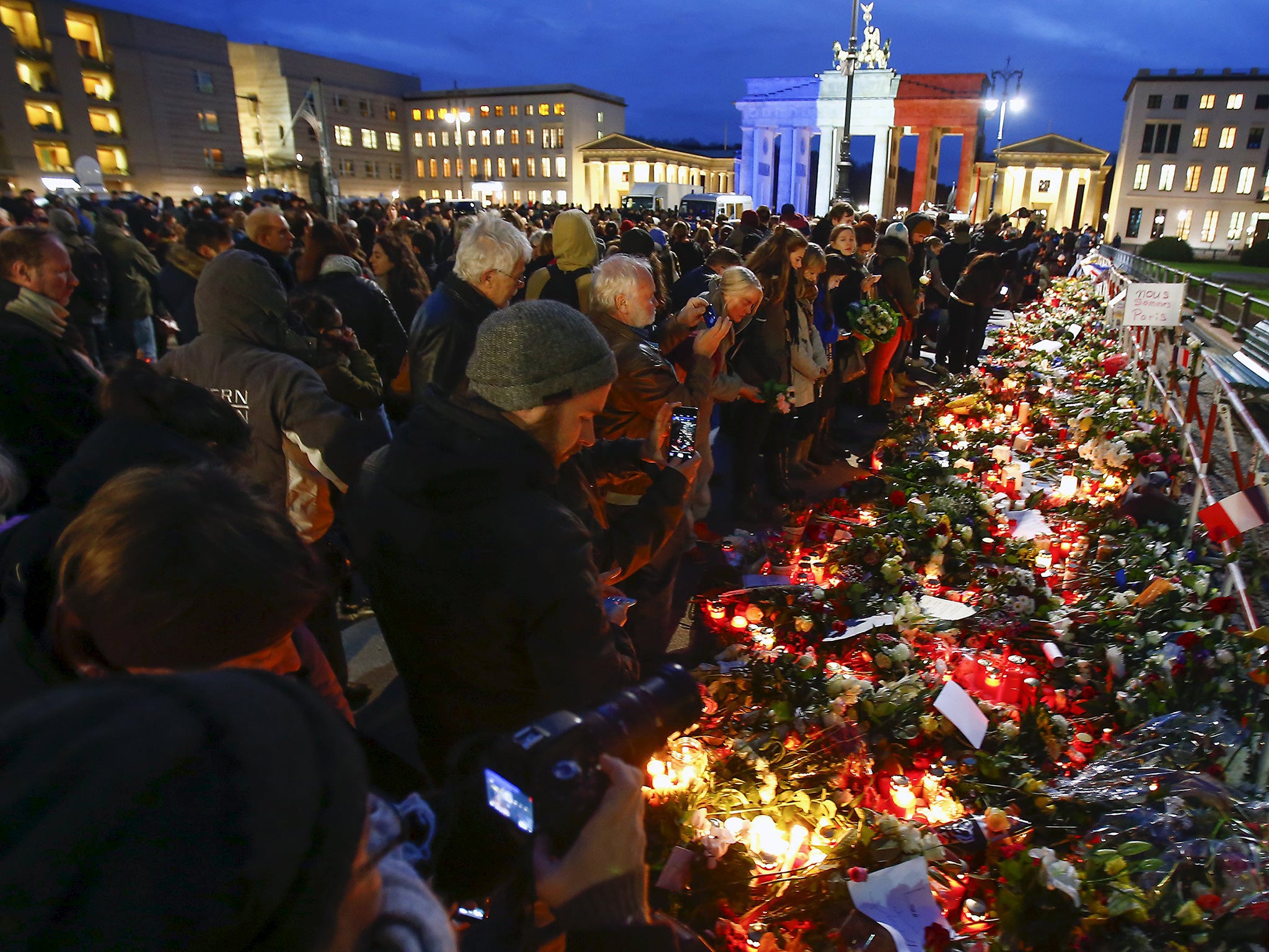 Cities around the world have poured out messages of grief and sorrow for the people of France