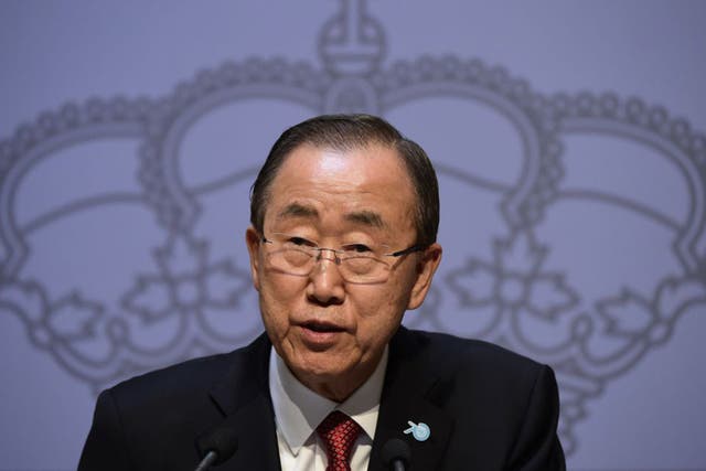 Ban Ki-moon's comments were criticised by the Israeli ambassador to the UN