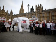 HS2 dubbed white elephant as costs ratchet up by a third