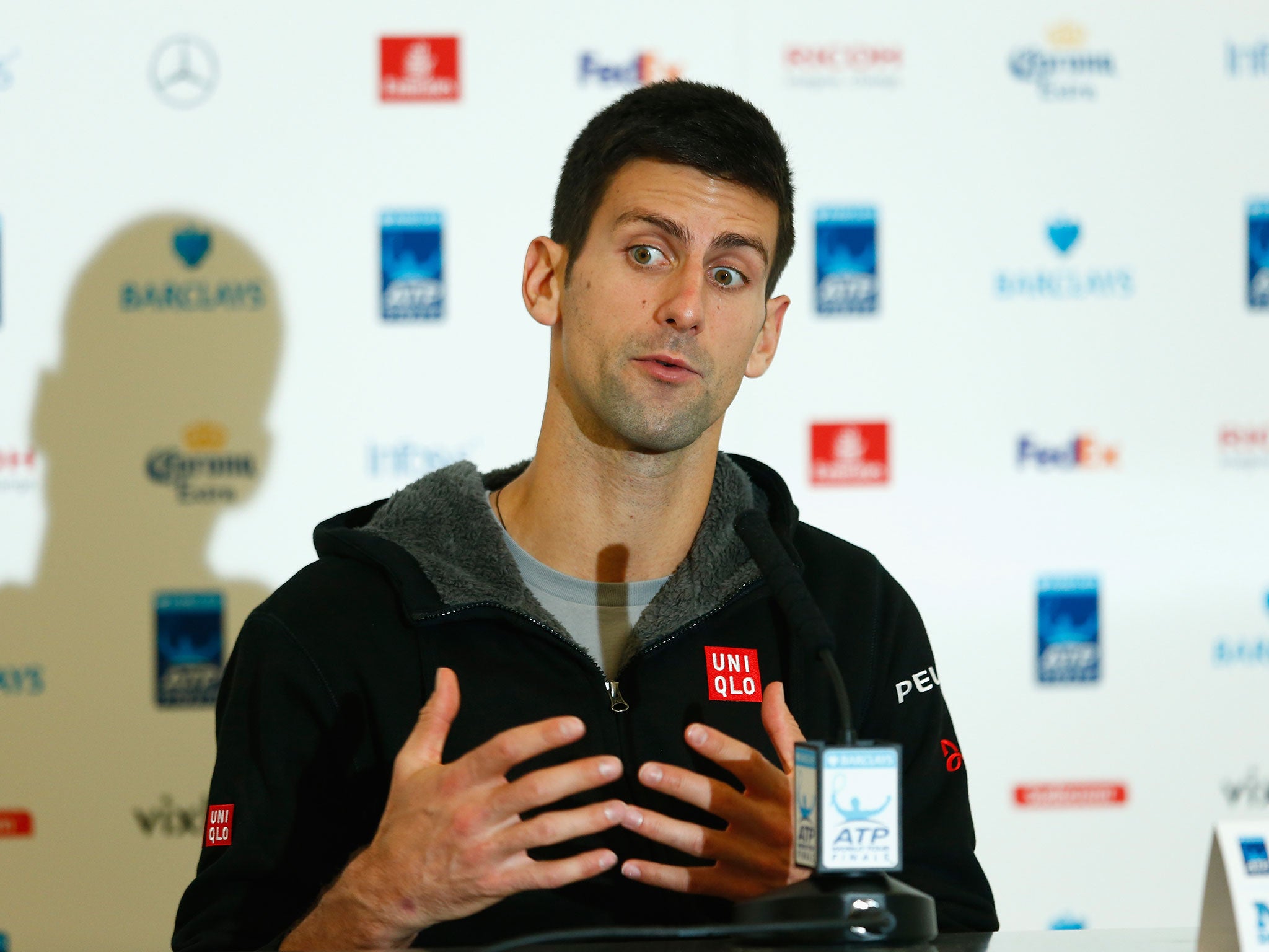 World No 1 tennis player Novak Djokovic