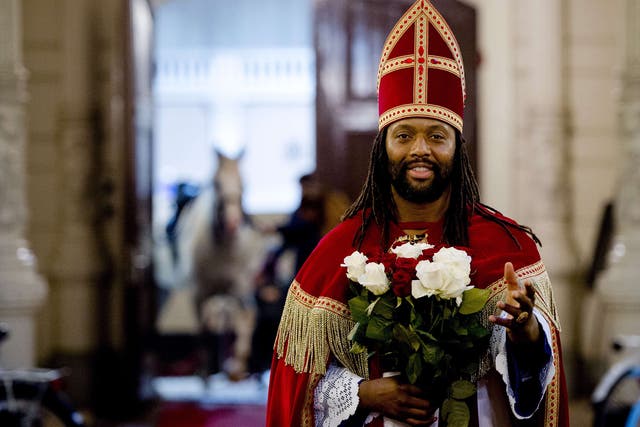Dutch actor Patrick Mathurin who wants to be the new Sinterklaas of the Netherlands