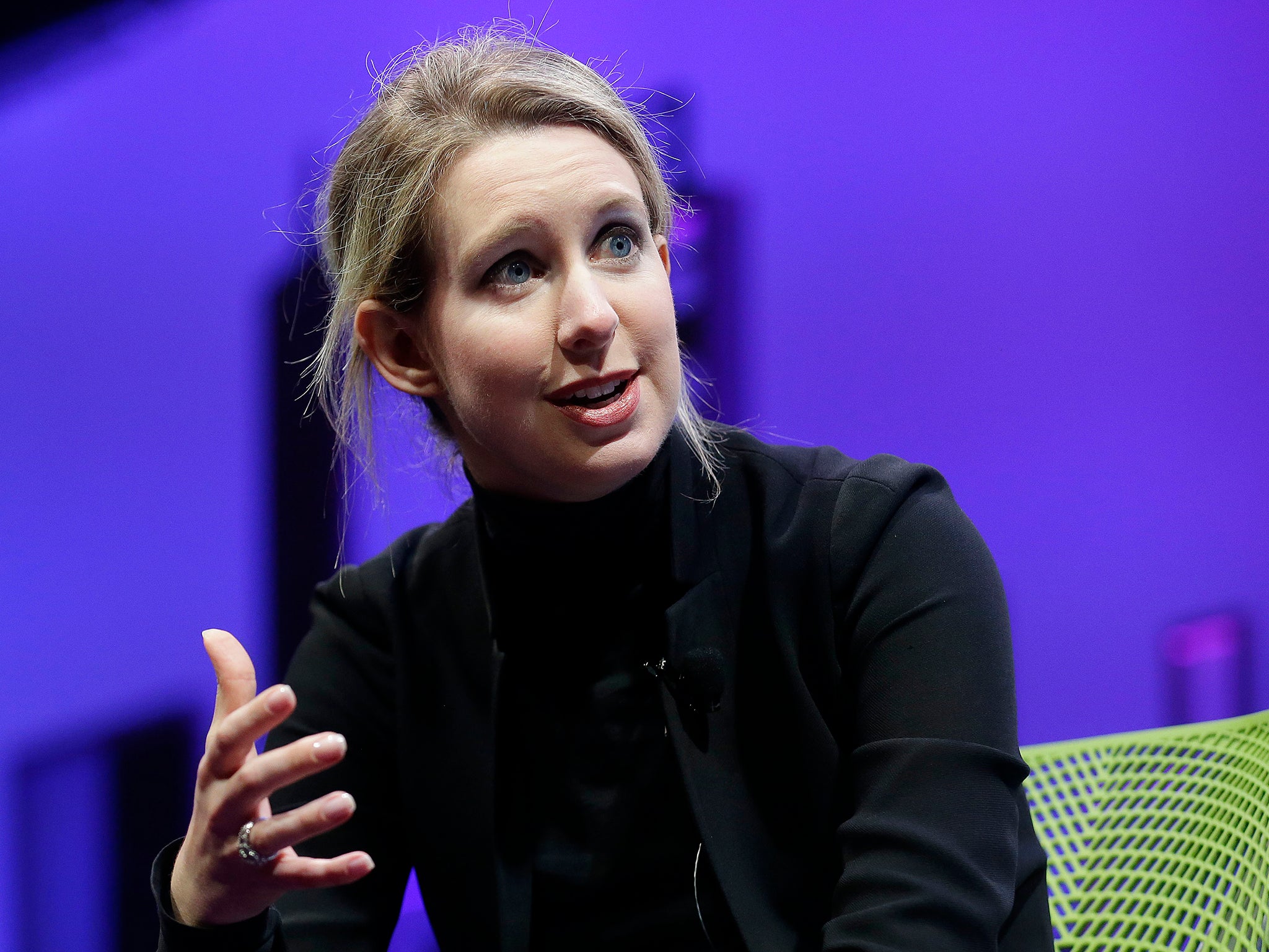 Ms Holmes had claimed Theranos' analyser could run dozens of diagnostic tests on just a single drop of blood
