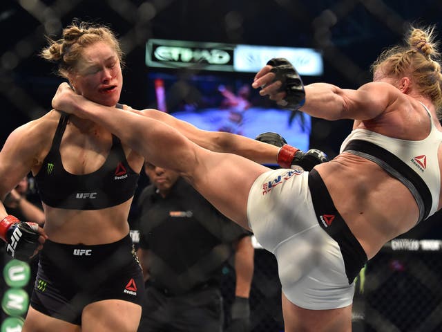 Rousey has now suffered two brutal defeats in succession