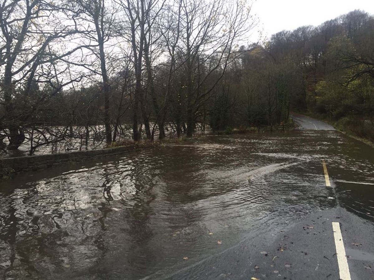 Flooding in Ireland as heavy rain and strong winds prompt weather