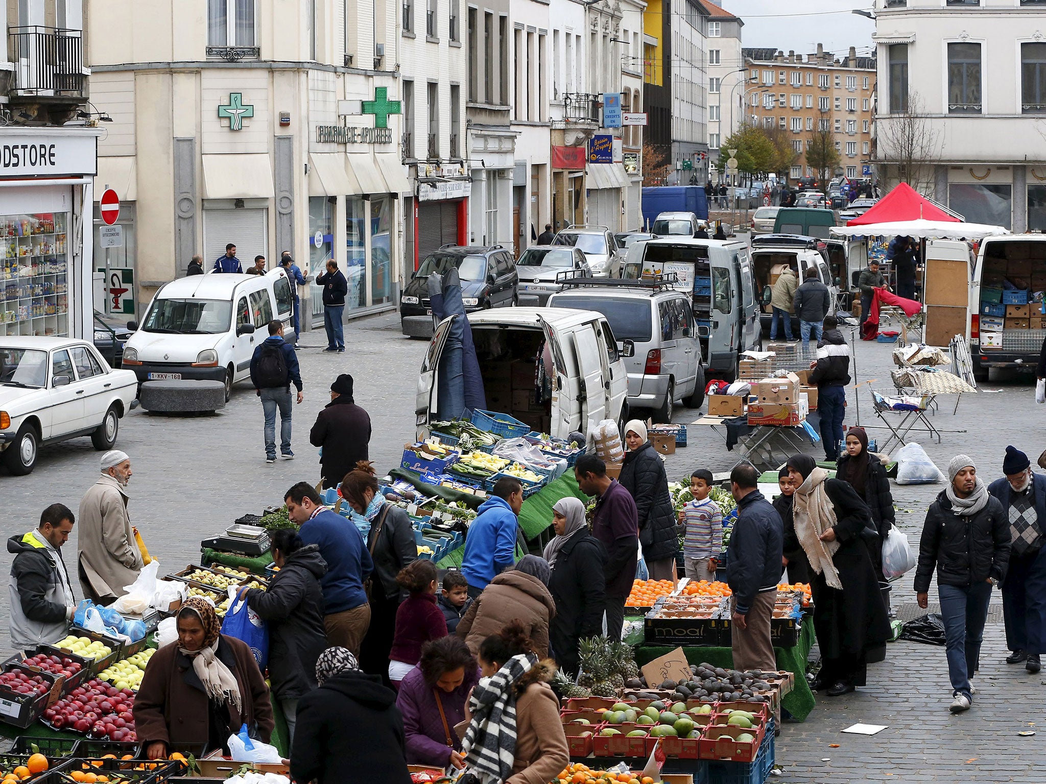 Molenbeek, where one in four residents does not have a Belgian passport, has a 30 per cent joblessness rate