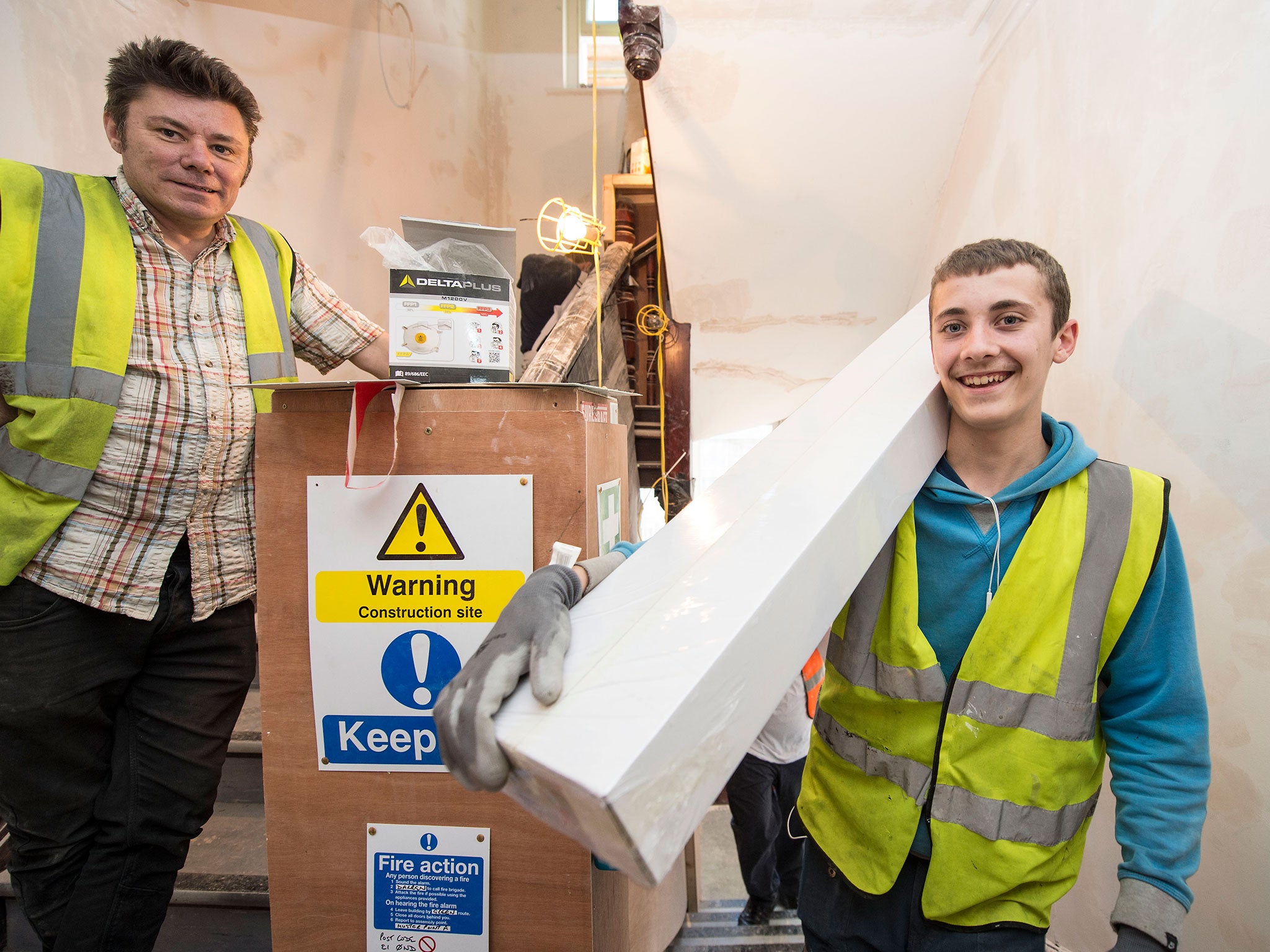 As a result of fundraising by the Evening Standard for the Homeless Veterans campaign, renovation work is underway to provide temporary homes for veterans