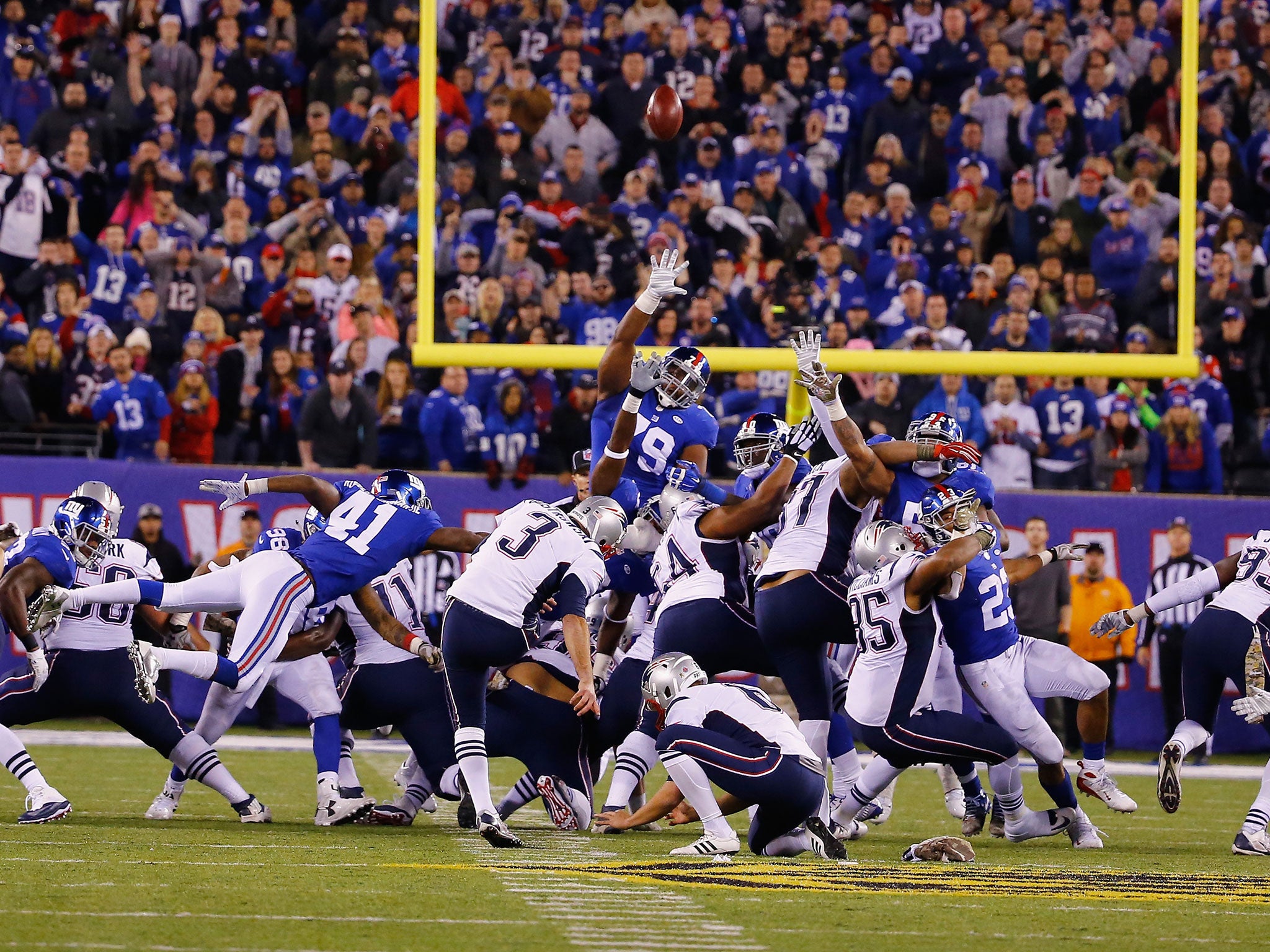 Stephen Gostkowski's field goal gave the New England Patriots victory over the New York Giants