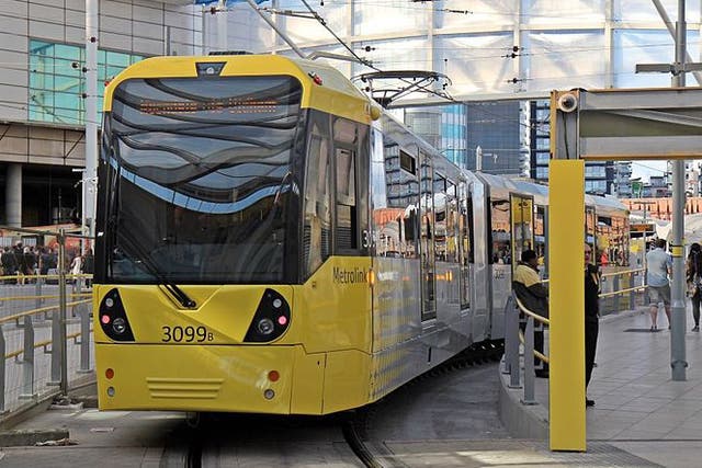 The burial site was found by railway staff working on an extension of the Metrolink tram network