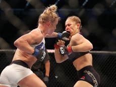 Read more

Holly Holm tells critics to lay off Ronda Rousey