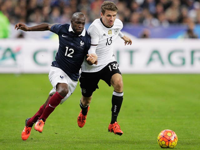 Diarra was back in the national team for the friendly against world champions Germany