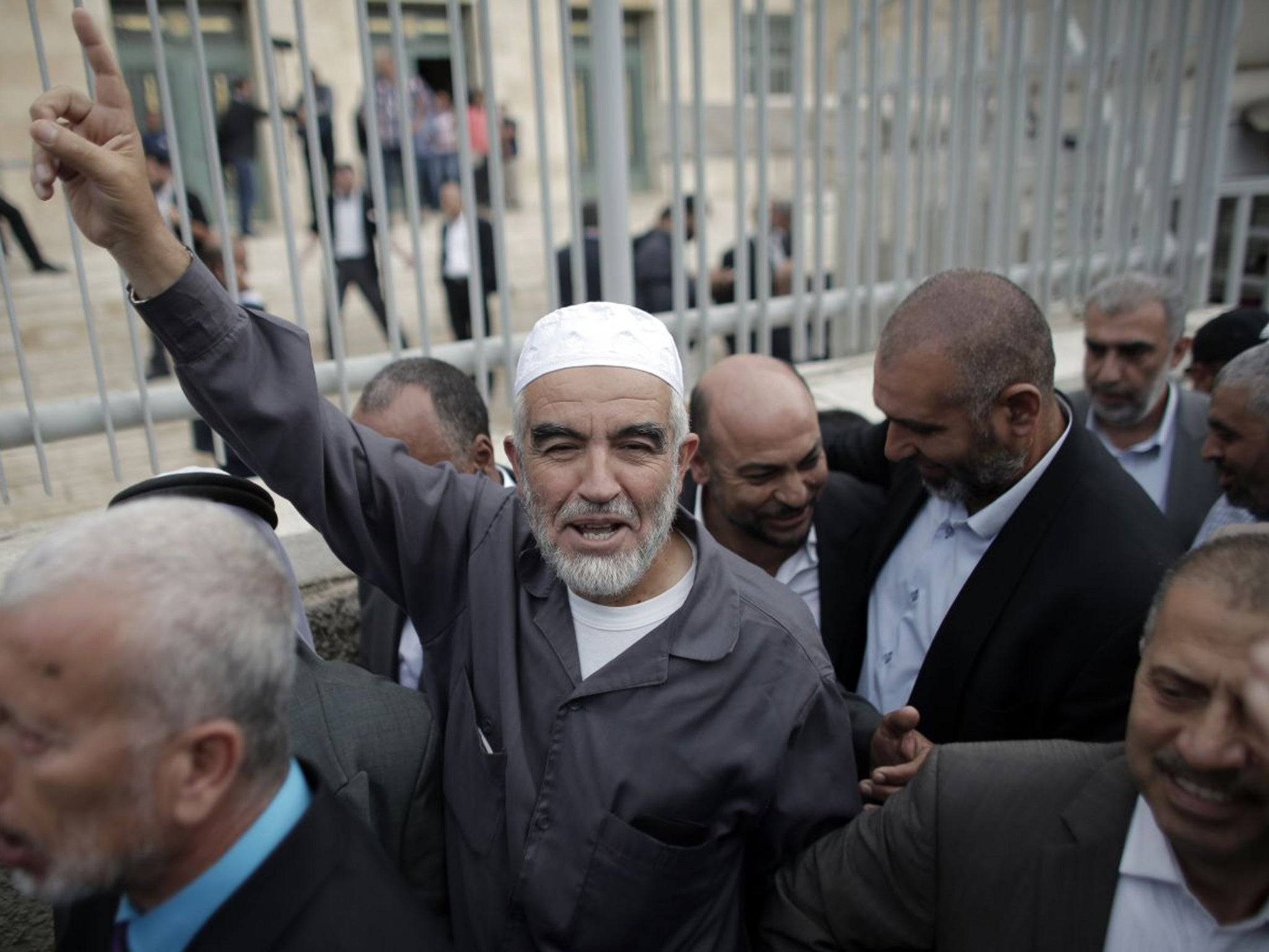 Raed Salah, the head of the radical northern wing of the Islamic Movement in Israel
