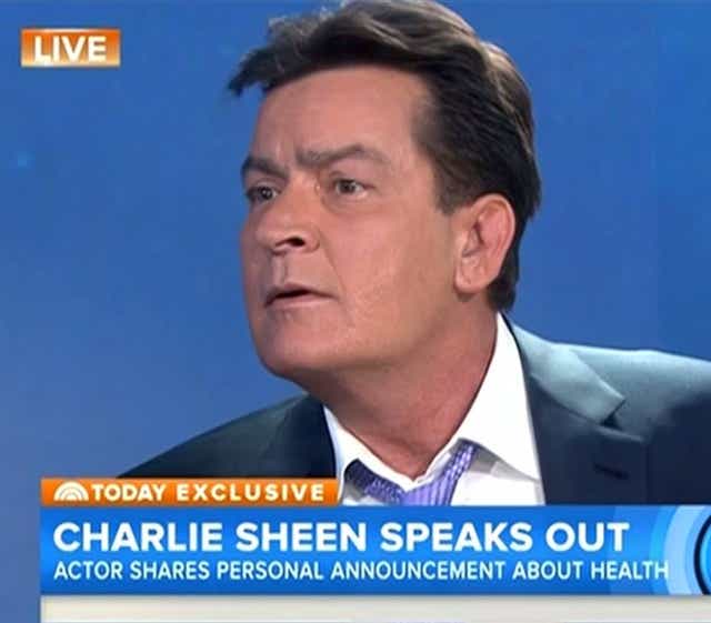 Charlie Sheen reveals he has HIV in an interview with NBC