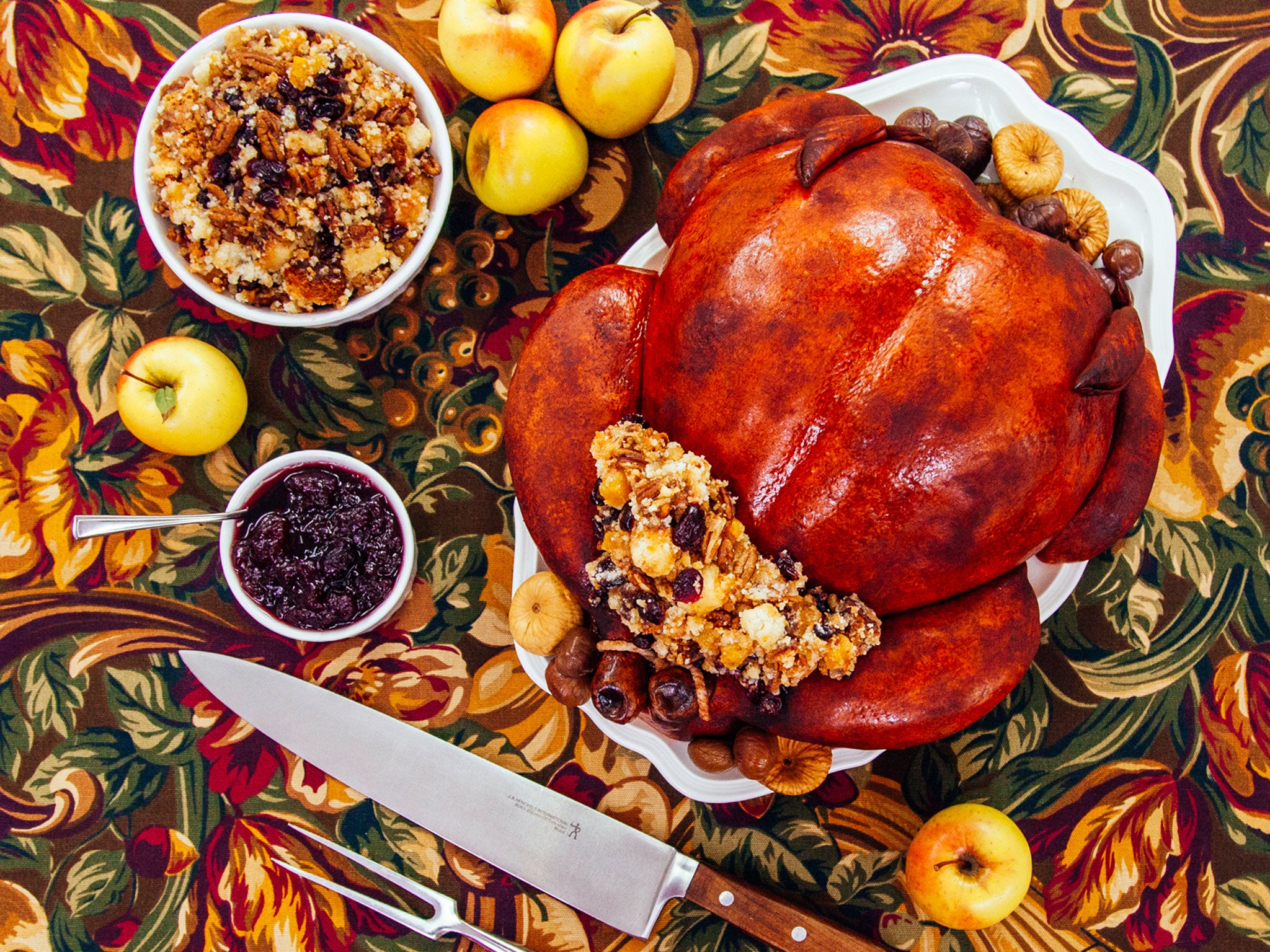 Thanksgiving How To Make A Cake That Looks Like A Turkey The Independent